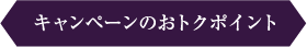 キャンペーンのおトクポイント