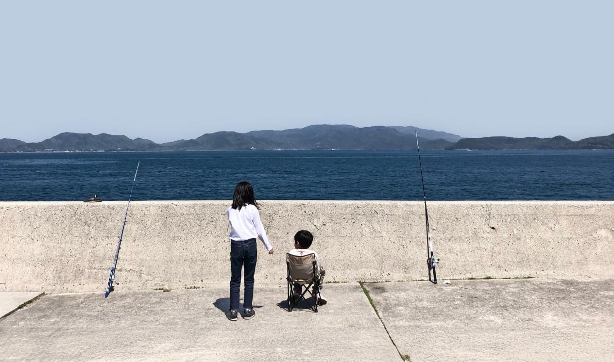 海と子供達Before画像