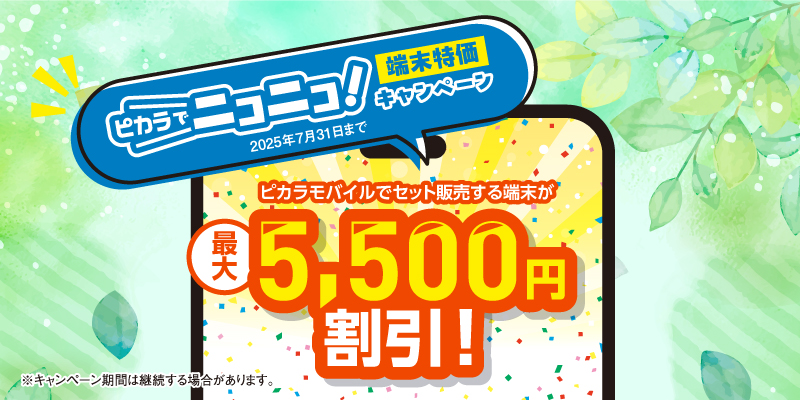 端末割引キャンペーン