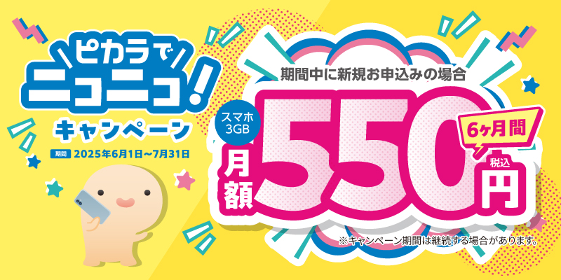 月額割引キャンペーン